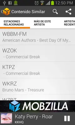 Mobzilla Radio android App screenshot 1