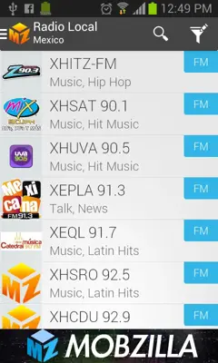 Mobzilla Radio android App screenshot 5